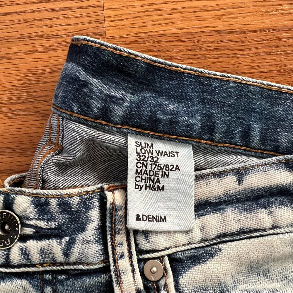 H&M Slim low waist denim jeans